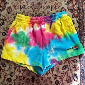 Pepsi Tie Dye Athletic Knit Shorts